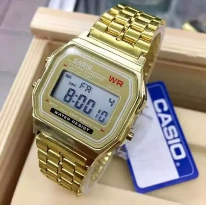 Jam casio hot sale gold wanita