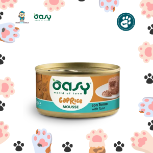Oasy Caprice Mousse Wet Cat Food – Premium Smooth and Delicious Meal for Cats (85g per Can)