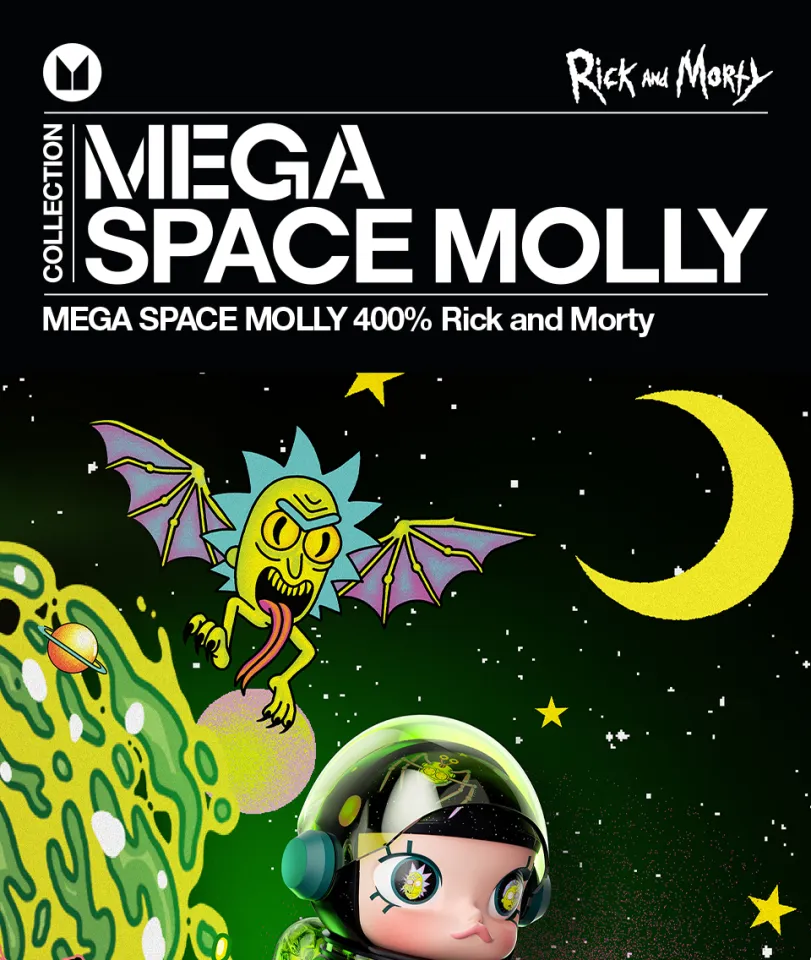 POP MART MEGA SPACE MOLLY 400% Rick and Morty | Lazada.co.th