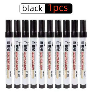 Whiteboard Marker Pen Erasing White Board Markers Red Blue Black Ink Writing Office School Supplies