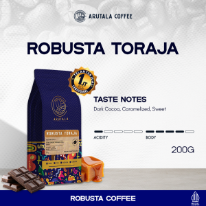 ARUTALA Kopi Toraja Rantebua Robusta Coffee Indonesia 200 gr