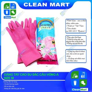 Găng Tay Cao Su Sắc Cầu Vồng A Size M (Giao Màu Ngẫu Nhiên)- CLEAN MART