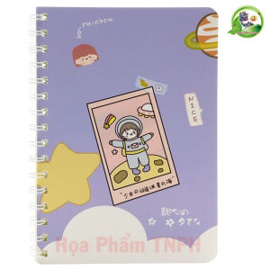 Sổ Ghi Chép Cầm Tay Gáy Lò Xo Mini Cute 10 x 14 cm Kẻ Ngang Nhiều Hình Xinh Xắn Siêu Đáng Yêu ( Mẫu Giao Ngẫu Nhiên ) Kích Thước Nhỏ Gọn Tiện Lợi Ghi Chép Mọi Lúc Mọi Nơi