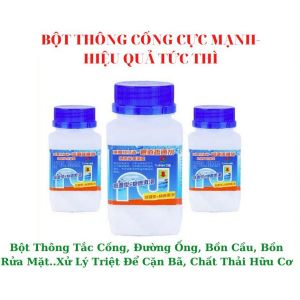 Bột thông tắc cống siêu mạnh
