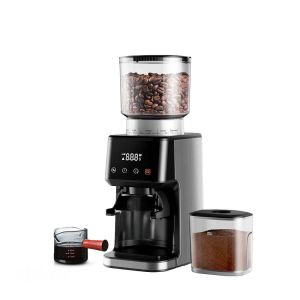 Alechaung เครื่องบดกาแฟ เครื่องปั่นบดกาแฟ เครื่องบดกาแฟสด coffee grinder บดใส่ด้ามชงได้โดยตรง ฟรีขารองด้ามชง 53 และ 58มม. ปรับความละเอียดได้51ระดับ