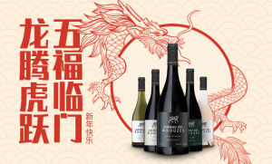 Five Tigers Five Blessings (龙腾虎跃,五福临门) - French wine