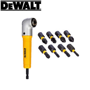 Dewalt DT71517T Bit gerudi sudut tepat torsion batang hex 1/4 inci zon torsion lentur penyesuai gerudi set 10 unit bit aksesori alat gerudi