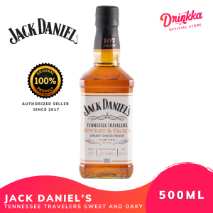 Jack Daniels Tennessee Travelers Sweet and Oaky Straight Tennessee Bourbon Whiskey 500ml | Drinkka