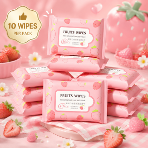 dailymori Pocket Wipes 10 Sheets | Regular Cooling & Wet Toilet Tissue | Portable Travel Pack