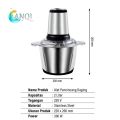 Chopper Blender daging penggiling Meat Blender Elektrik Stainless Steel. 