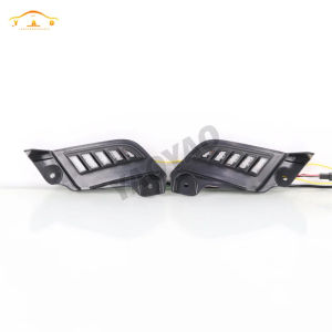 Young0 Car LED Daytime Running Lights Car Headlight For Toyota Tacoma 2011-2015 Car Accessories Front Fog Lamp Cover With DRLA8B9C