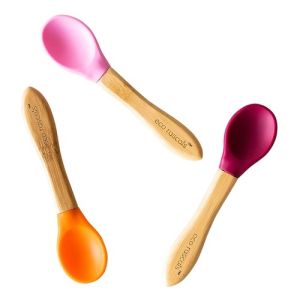 Ecorascals Bamboo Spoon Set - Peralatan Makan Anak