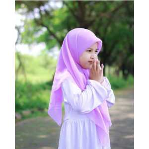 kerudung bella square anak polos segiempat termurah/hijab teerbaru segiempat anak polos bella square murah by eco store hijab