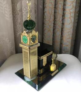 Kristal Miniatur Kabah Menara Jam Mekah