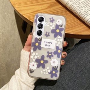 เคสSamsung Galaxy A55 A35 A15 A25 A54 A34 5G A24 A14 A05 A05S 4G ฝาครอบโทรศัพท์ ลายดอกเดซี่เคสโทรศัพท์เดซี่ เคสโทรศัพท์ Samsung A35 5G