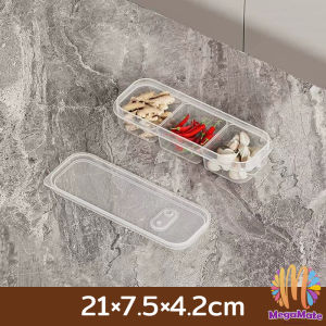 MegaMate กล่องเก็บอาหารสด แบ่งเป็นช่อง กล่องเก็บอาหารในตู้เย็น พร้อมฝาปิด คงความสดใหม่ของอาหาร food storage box