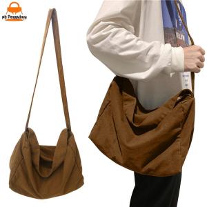Chic Canvas Crossbody Bag for Women Large Soft Handbag with Secure Pocket for Travel and Shopping
