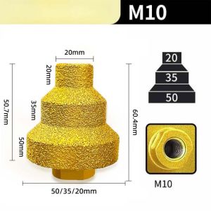 Diamond Chamfer Countersink Bits 20-35-50mm Angle Grinder Hole Saw M10/14 Thread For BrickworkDrilling