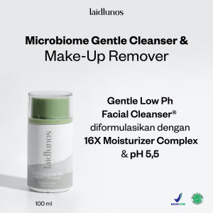 LAIDLUNOS Gentle Low pH Facial Cleanser 100gr All Skin Type - Sensitive Skin Sabun Cuci Muka Pembersih Wajah Anti Kesat