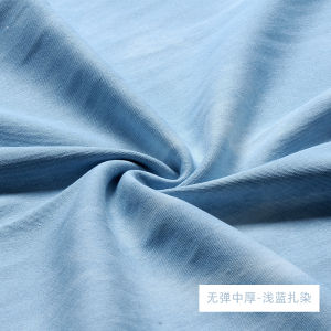 Hợp Thời Trang nhuộm kiểu cột thắt Denim Vải Dày vải bố đã bạc màu Chất Liệu Cho Quần Áo Quần May DIY Thời Trang