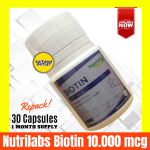 NUTRILABS BIOTIN 10.000 Mcg isi 100 & 50 Vitamin rambut kulit dan kuku