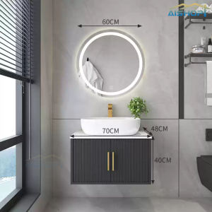 [SG Seller]Bathroom Vanity Cabinet Set  Rock Board Countertop Basin  Bathroom Cabinet Smart mirrors Makeup Cabinet