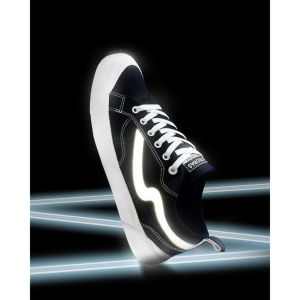 Sepatu Patrobas Glare Reflective " Black White " ( SIZE 35 - 45 ) Black White Original Made in Indo