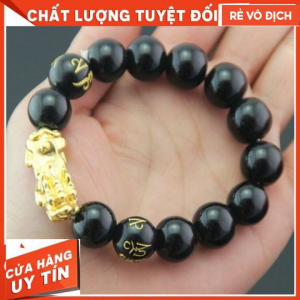 Vòng Đeo Tay Chuỗi Hạt Tỳ Hưu Hạt 10 Ly Phong Thuỷ - Tài Lộc - May Mắn