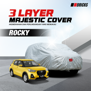 3 Layer Cover Rocky Sarung Mobil Outdoor Anti UV & Waterproof BRICKS