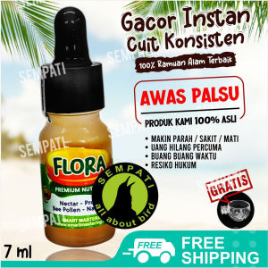 SEMPATI FREE CEPUK SEMPATI 05 Vitamin Burung Flora Smart Mastering Suplemen Nutrisi Penggacor Instan Burung Pemakan Buah Nektar Obat Multivitamin Burung Premium Nutrition Nectar Propolis Bee Pollen Natural Oil