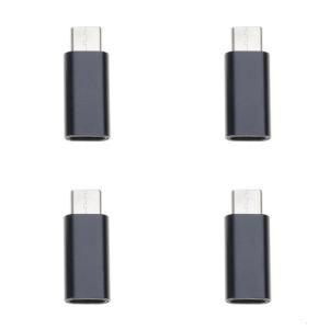 Pack of 4 Upgraded to Type C Adapter Compatible for Phone 16/15 Supports Charging and Data Connectors