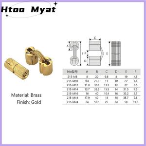 tantuoye Copper Brass Furniture Hinges 8-24mm Cylindrical Hidden Cabinet Concealed Invisible Door Hinges For Hardware Gift Box