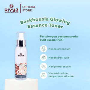 RIVYA Backhousia Glowing Essence Toner 100ml | pH Balance Hydrating Face Mist Vegan Sensitive Skin Friendly