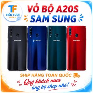 vỏ bộ samsung A20s /kèm kính camera/khay sim