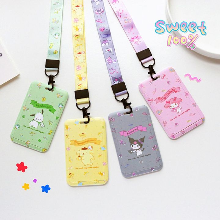 XEANG Girls Cute Credit ID Card Cinnamoroll Kt Cat Purin Dog Melody ...