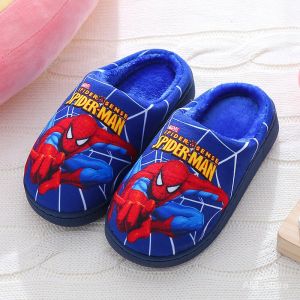 Dép lông siêu nhân nhện SPIDERMAN ấm áp cho mùa đông- dép lông cho bé trai