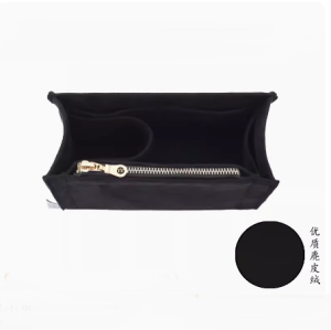 for YSL niki shopping tote bag suede felt bag organizer insert inner compartment in bag storage multi pocket organiser accessories