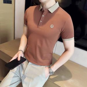 Polo Thêu Chữ U Nổi 3D cao cấp Áo Thun Nam Tay Cổ Trụ Tay Ngắn 5 Màu Thịnh Hành Yêu Thích Nhất Hiện Nay 99 0