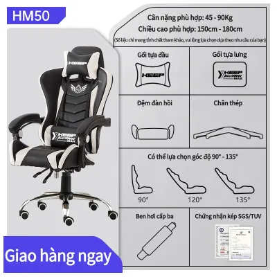 Ghế Gaming - Ghế chơi game đa chức năng - HM50