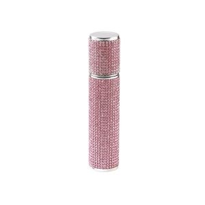 WCYC 10ml Perfume Bottle Leak-proof Full Rhinestone Cosmetic Container Fashion Refillable Spray Bottle for Woman