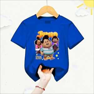 Atasan Baju Kaos Untuk Anak Laki Perempuan Motif Film Animasi JUMBO Viral Usia 1-12 Tahun