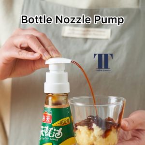 Sauce Pump Head Oyster Chili Tomato Sauce Bottle Mouth Squeezer Dispenser Kitchen Tools 蚝油按压器 酱料按压器