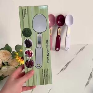 Spoon Scale Digital Kitchen Scale LCD Digital Measurement Adjustable Weighing 0.1-500g Milk Coffee Powder Weight Measure