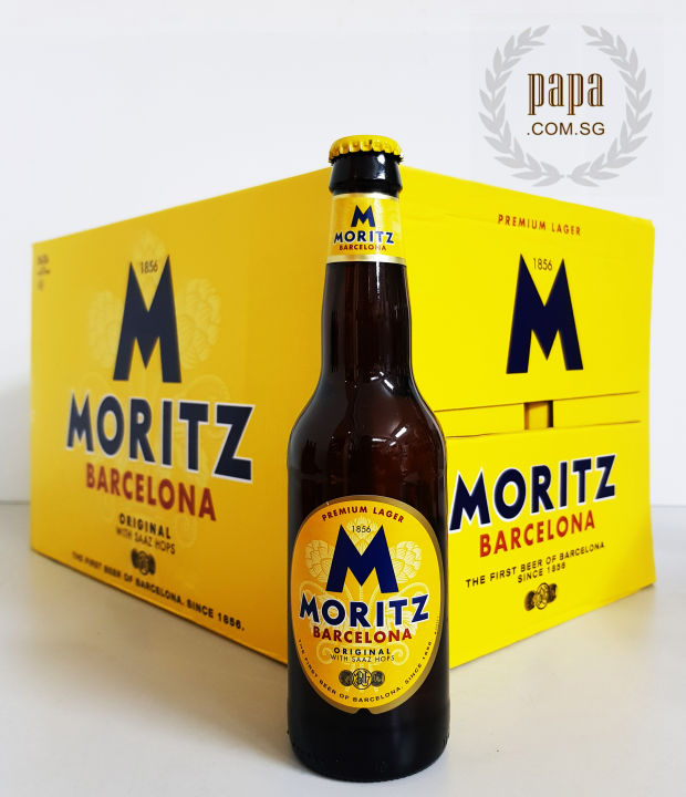 Cerveses Moritz Premium Lager - First Beer Of Barcelona - 4.7% abv (24 ...