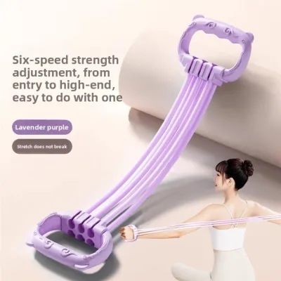 NOBLELUX Đàn hồi Dây kháng lực 15-90 LbsCó thể điều chỉnh hình số 8 Dây đeo Pilates Di động Có thể tháo rời Dây tập thể dục Tập luyện thể dục