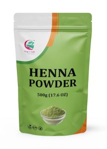 YOGIS GIFT Henna Powder for Hair Color/Dye (500 Grams /1.1 Lb) - 100% Pure & Natural Red Hair Color - With High Lawsone Content - For Normal Hair Red Hair Color - Includes FREE GLOVES and HEAD CAP