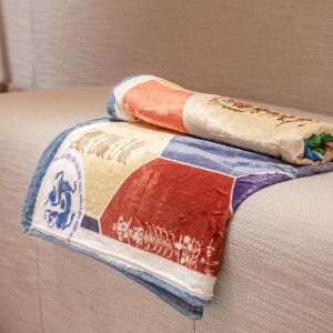 Xuanlingge Blanket Throw Office Nap Shawl Taoist Rune Flannel Summer Thin Coral Fleece Air Conditioning Blanket LZD