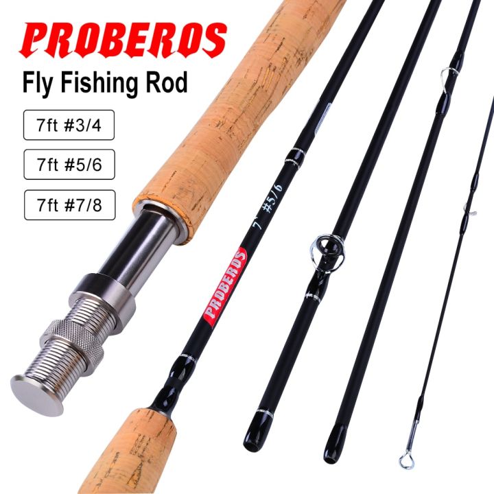 PROBEROS 7FT Fly Fishing Rod Section Line Wt 3/4 5/6 7/8