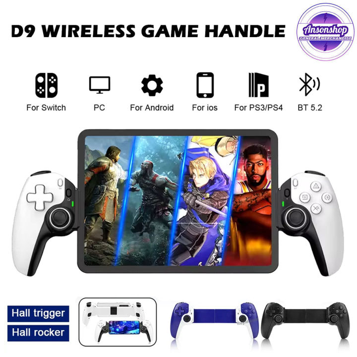 BSP-D9 Mobile Phone Stretch Game Controller Wireless Bluetooth For ...