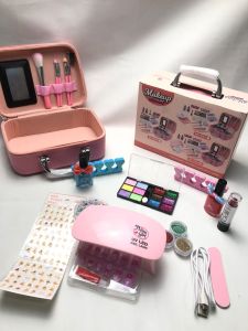FG Mainan Make Up Bag Mermaid / Alat Rias Anak Fungsi Real / Children Pretend Play / Glamous Beauty Bag / Nail Art Princess